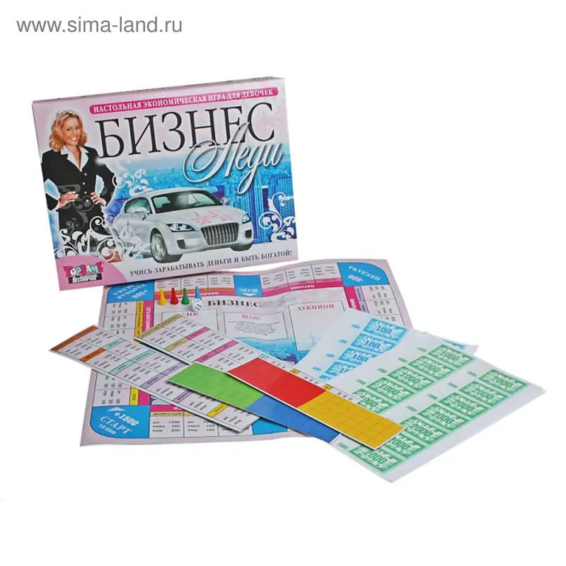 Настольная игра "Бизнес-леди"