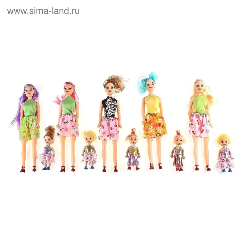 Кукла "Мама с дочкой", в ассортименте