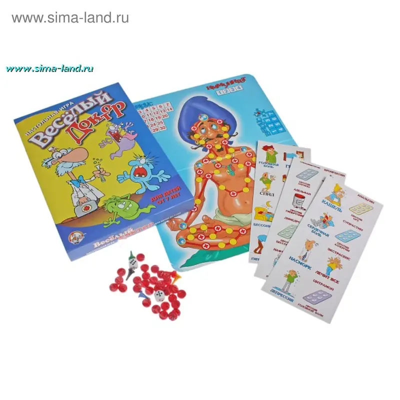 Игра настольная "Весёлый доктор"