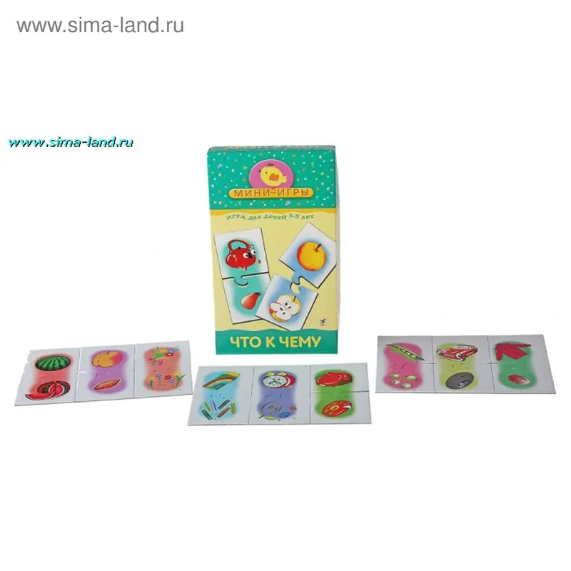 Игра настольная "Что к чему" мини