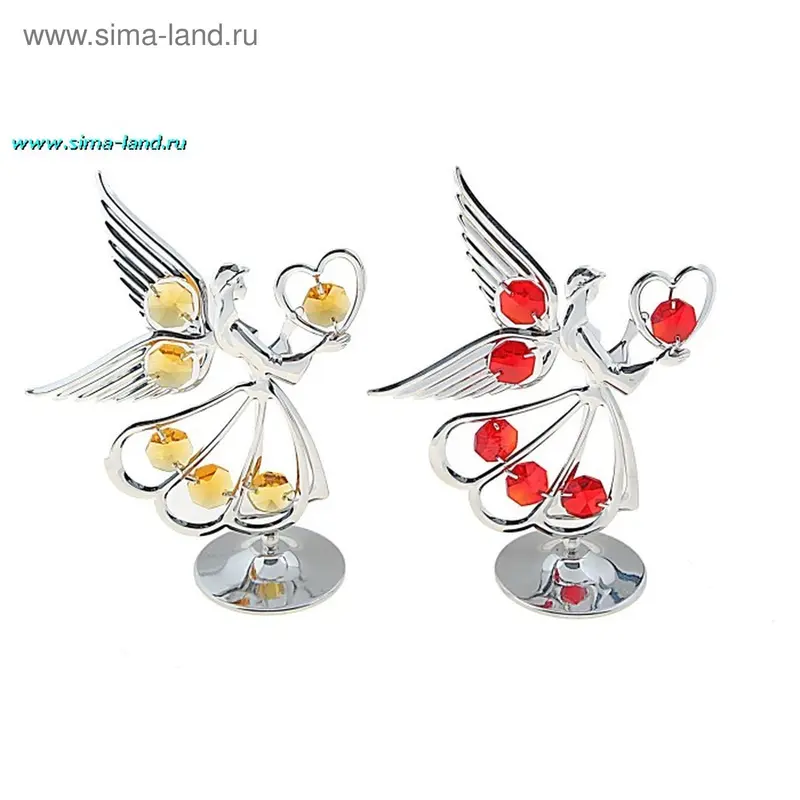 сувенир ангел со стразами 13*12*5 см