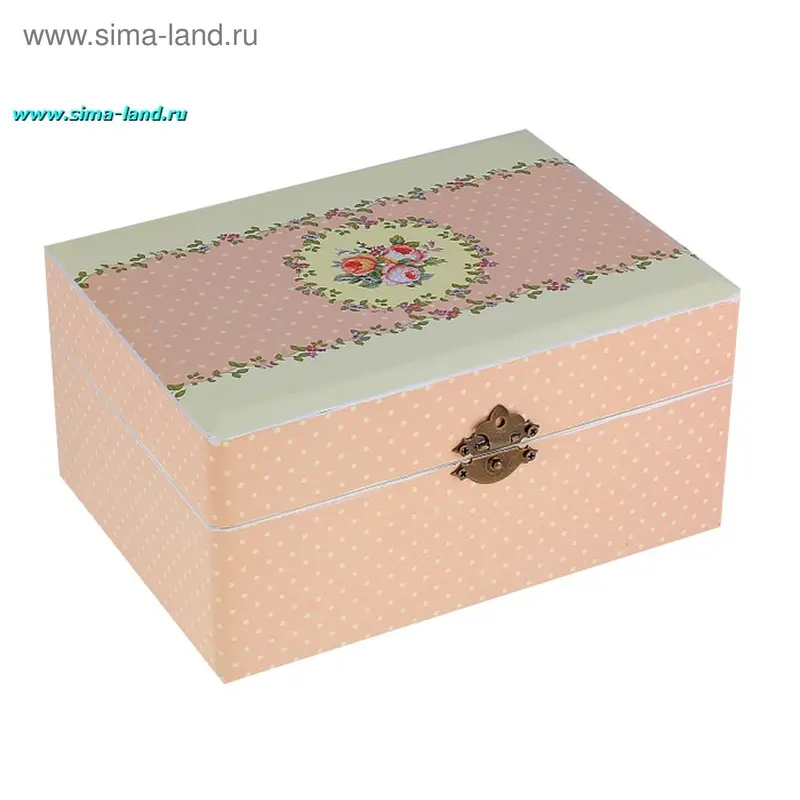 шкатулка дерево классика винтаж 20,5*15*10 см