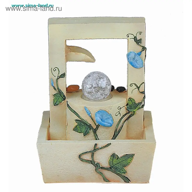 фонтан цветочный миф 25*18 см квадрат