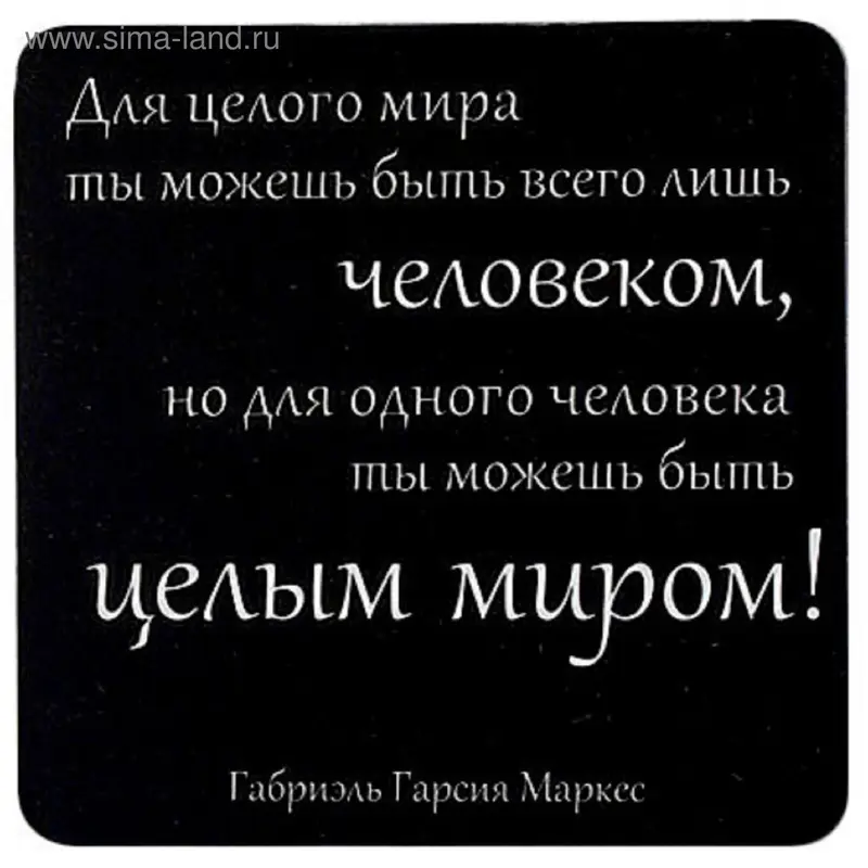 Магнит "Для целого мира..."