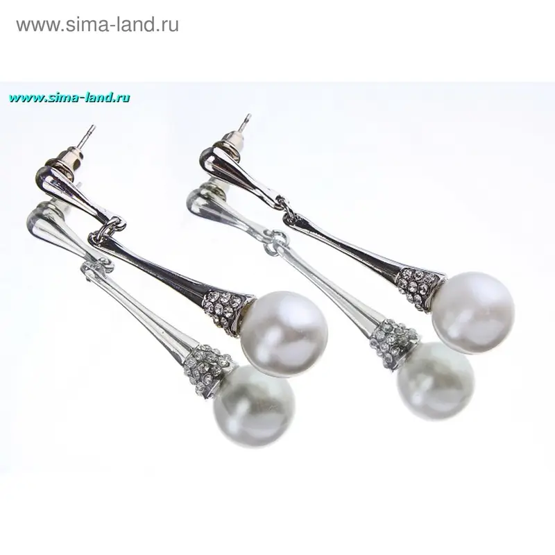 Серьги с жемчугом «Жасмин»