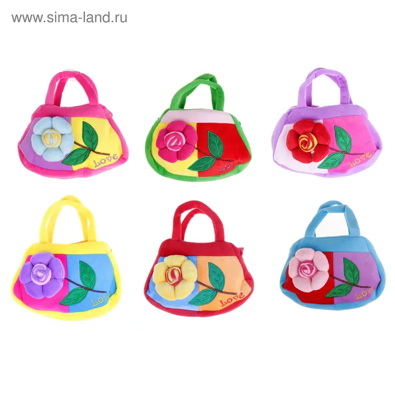 Мягкая сумочка "Ромашка", цвета МИКС