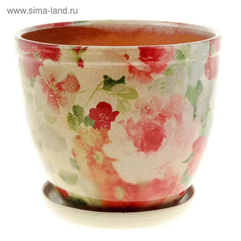 горшок цветник 4,0 л 109-63н пионы