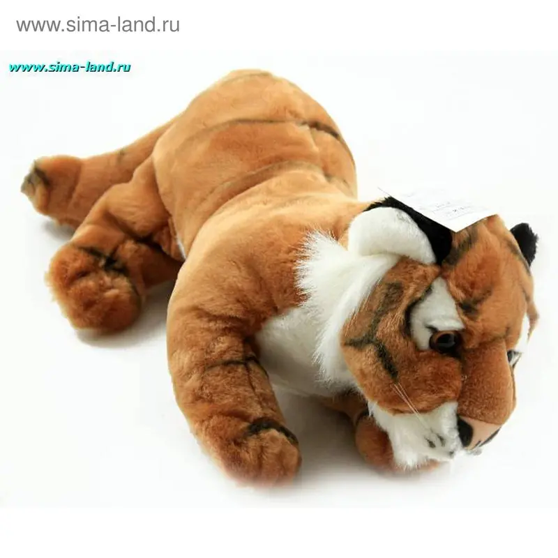 м тигр лежит 30*15*12 2 цвета (бокс 147 шт)