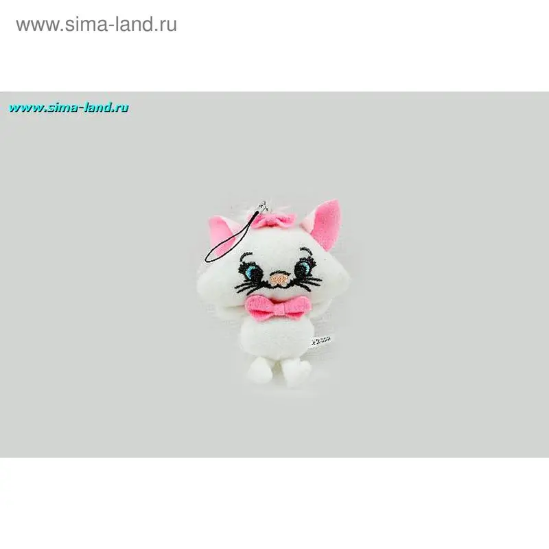 Подвеска-мягкая игрушка. Кошка белая