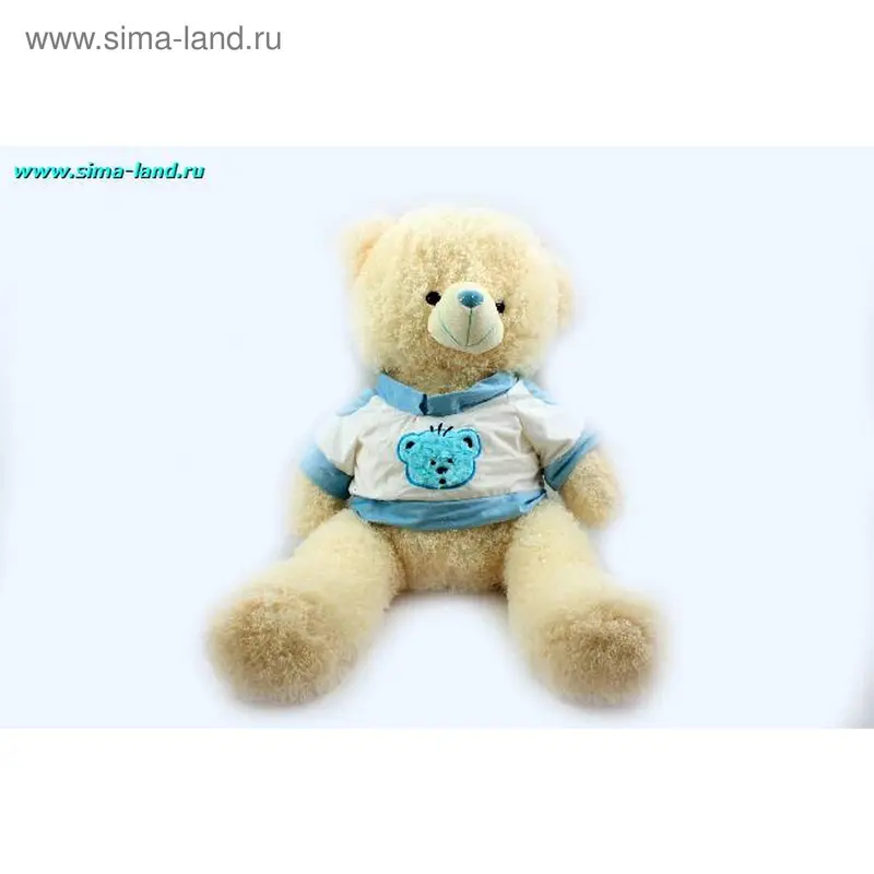 Мягкая игрушка Мишка. С медведем на рубашке (3 цвета)