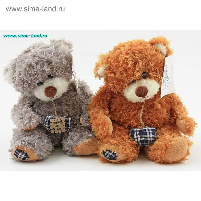М мишка с шариками 20 см (бокс 100 шт.)
