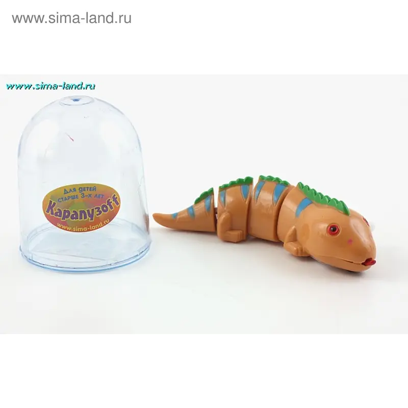 Игрушка заводная в яйце "Ящерица"