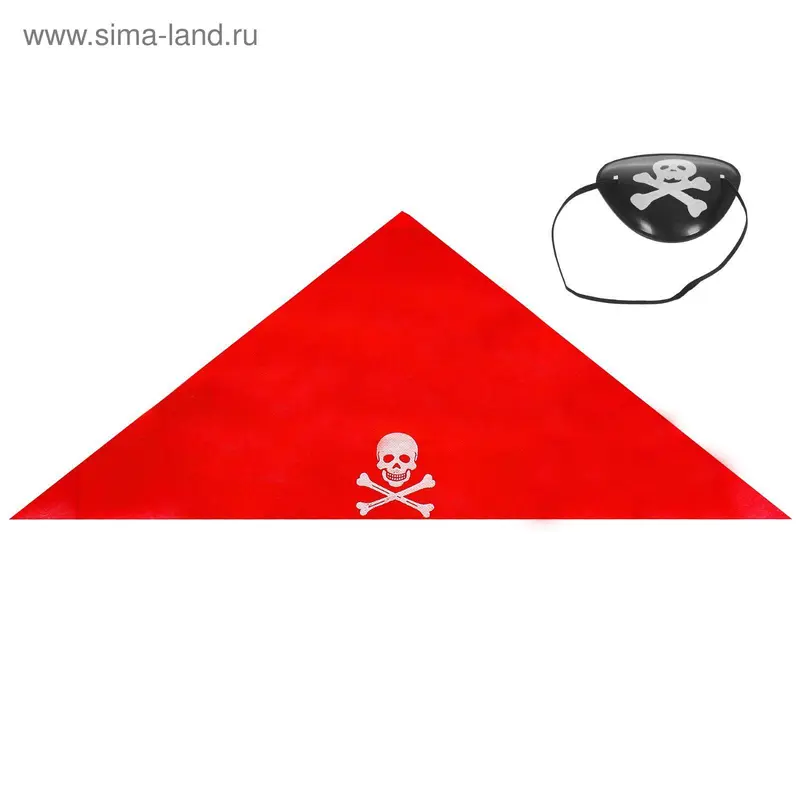 Набор пирата, бандана 50 × 50 см