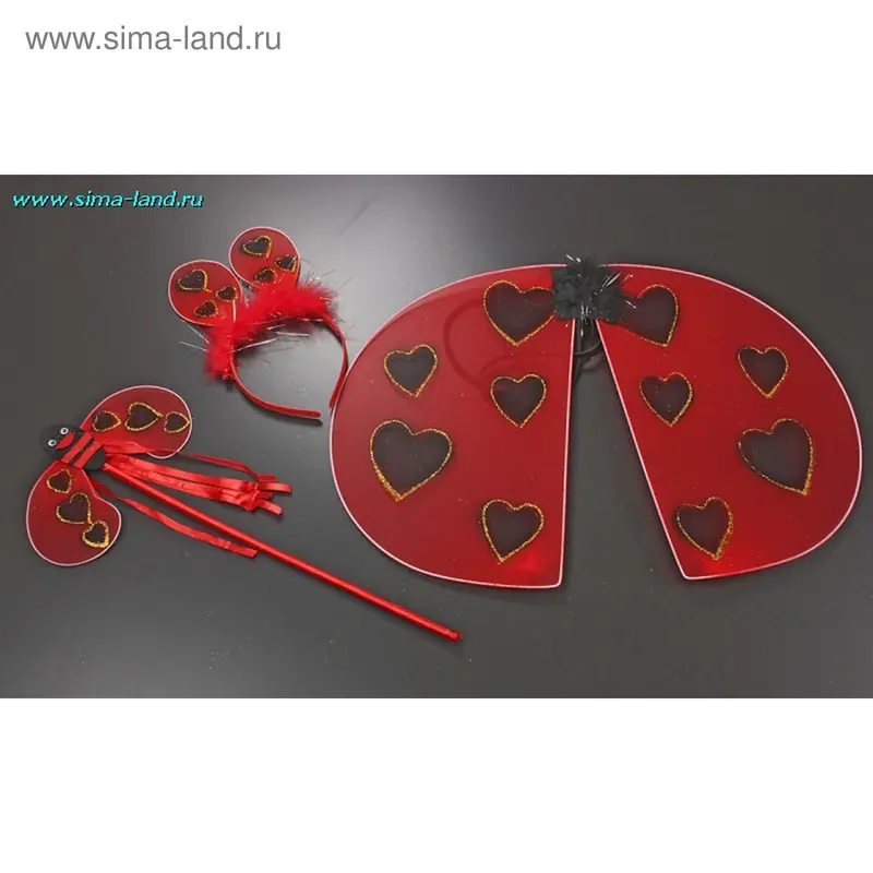 Карнавальный набор 3 в 1 "Божья коровка"