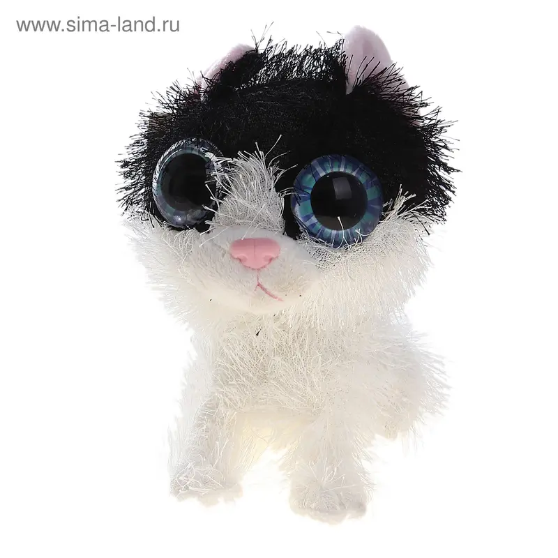 Мягкая игрушка "Котенок глазастик", иголка