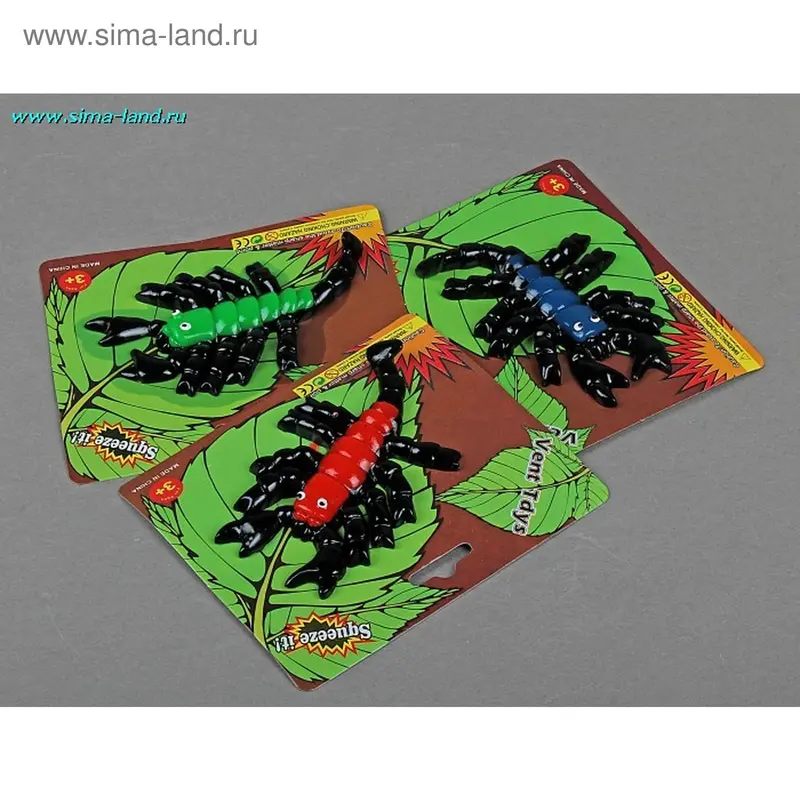 Липучка "Скорпион", цвета МИКС