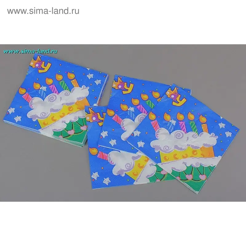 Салфетки "Торс с 5 свечами"