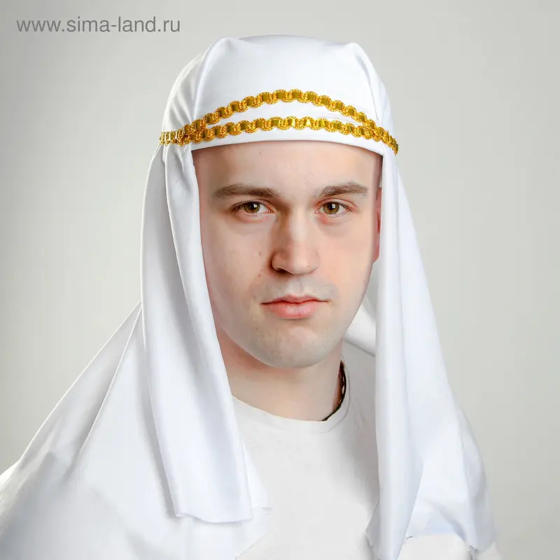 Карнавальная шляпа «Шейх», с блестящей каймой, р-р. 56-58