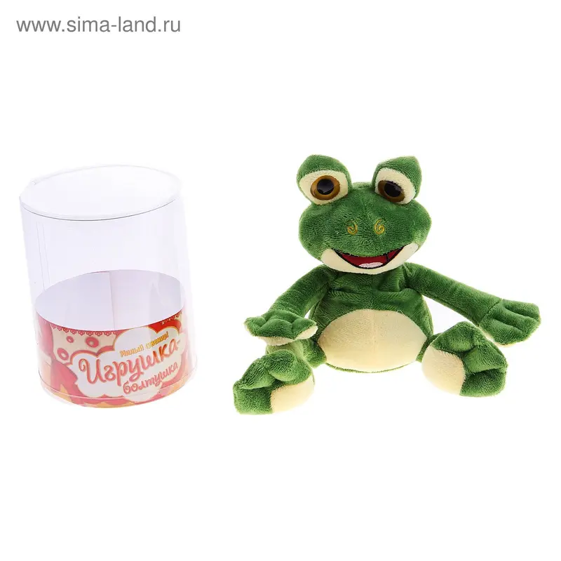 Мягкая игрушка механическая "Лягушка" повторюшка