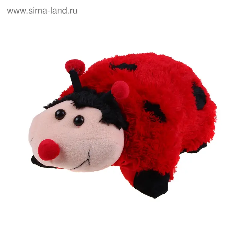 Мягкая игрушка на липучке "Божья коровка"