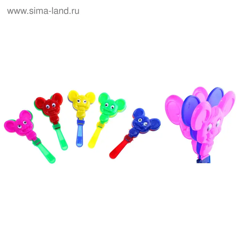Трещотка "Мышка", цвета МИКС