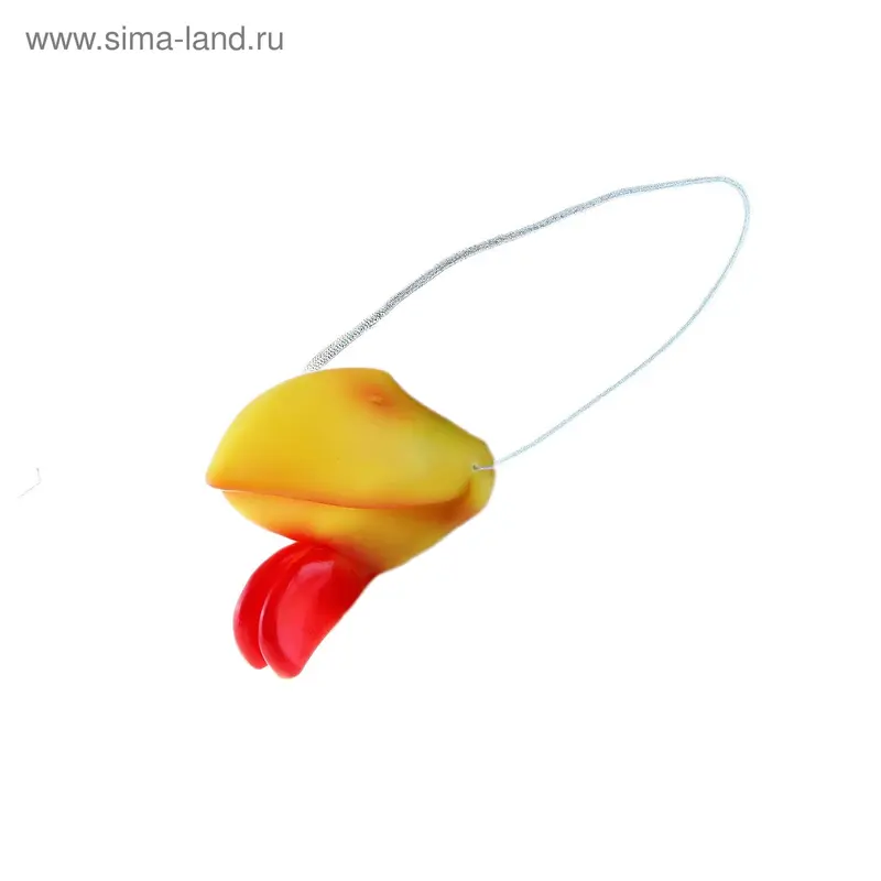 Нос петуха на резинке