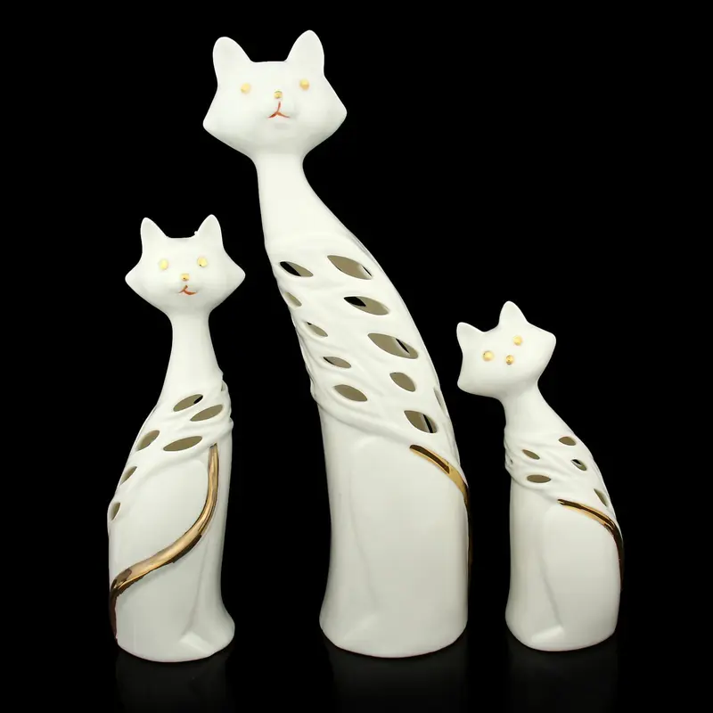 Сувенир "3 кота" набор 3 шт 30 см 22 см 17,5 см