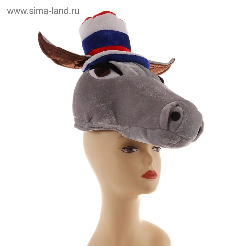 карнавал шляпа ткань лошадь 25*34*20