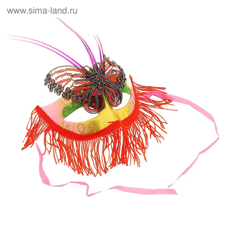 Карнавальная маска «Бабочка», цвета МИКС