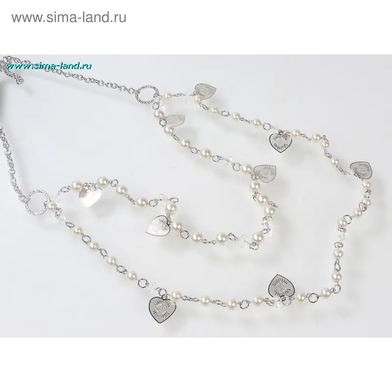 Бусы «Желание», сердца