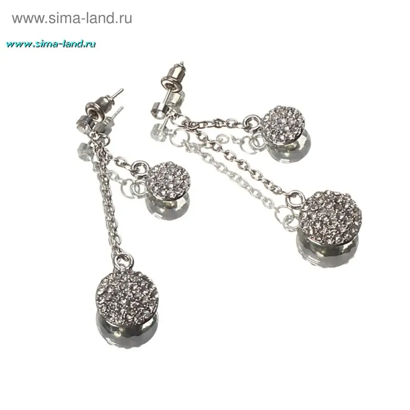 Серьги Юность «Диск»