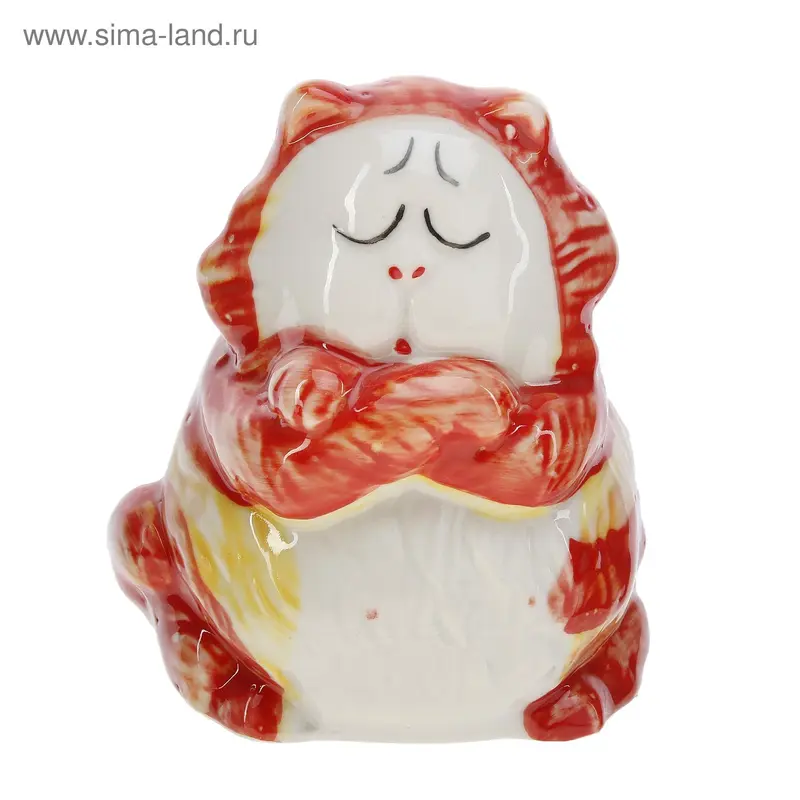 керамика кот зазнайка 8*7*9,1 см