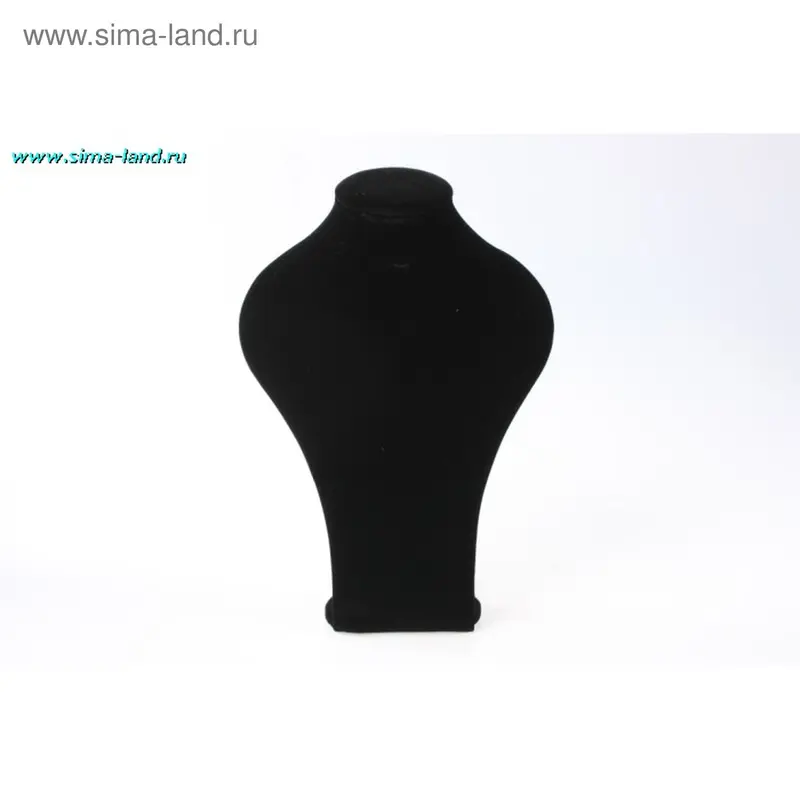 Бюст для украшений, 30*20 см, цвет чёрный