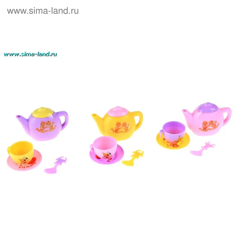 набор посуды чаепитие (набор 18 шт) 44*33*3