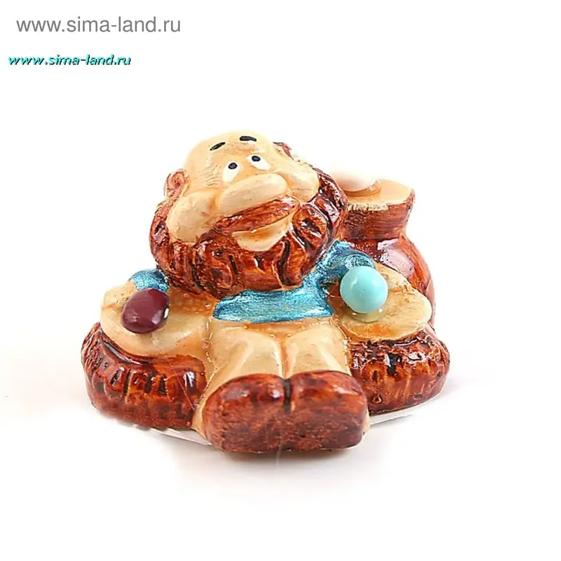 оберег дед с мешком 6*5*5 см