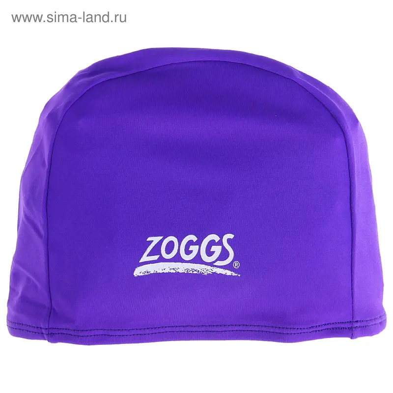 Шапочка для плавания ZOGGS Deluxe, лайкра, цвет фиолетовый