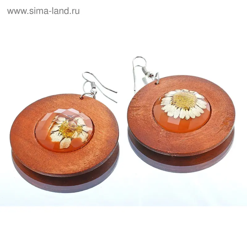 Серьги «Ромашка»