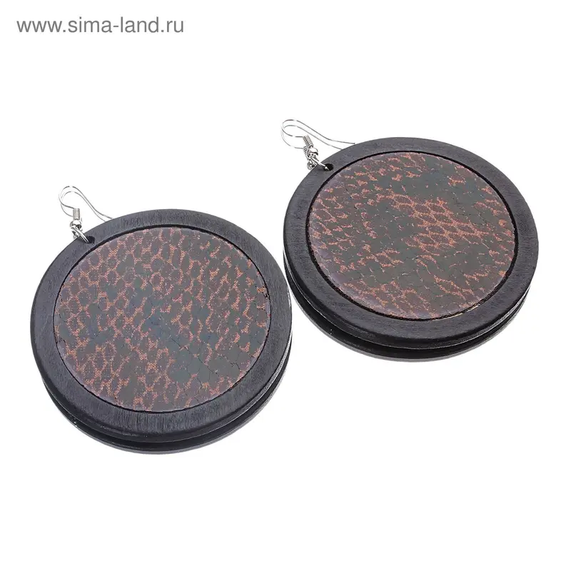 Серьги «Амазонка» круглые
