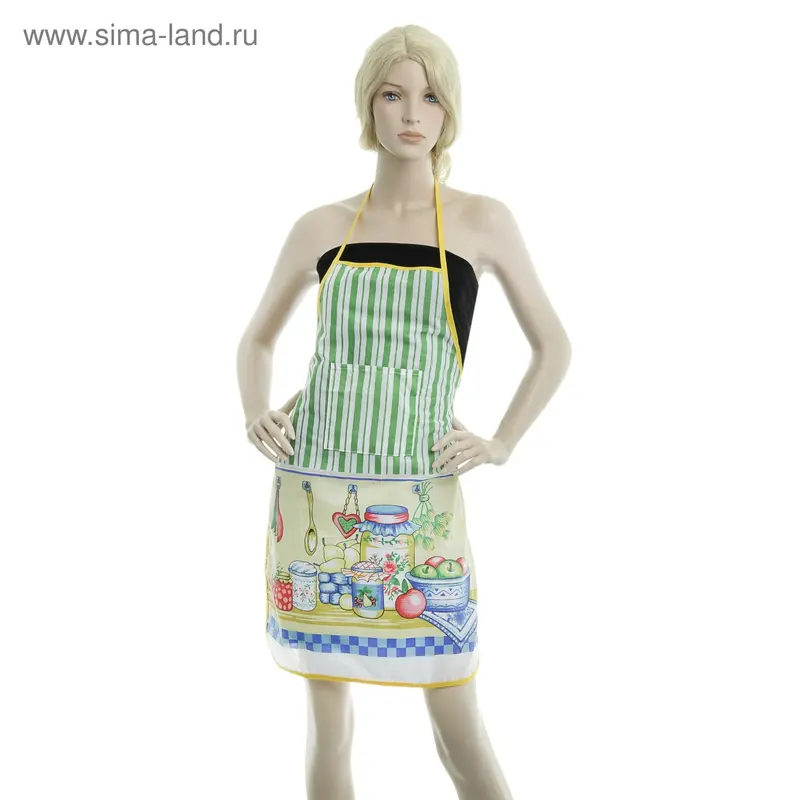 Фартук с карманом Ninelle 50*76см, AP-02, хлопок 100%