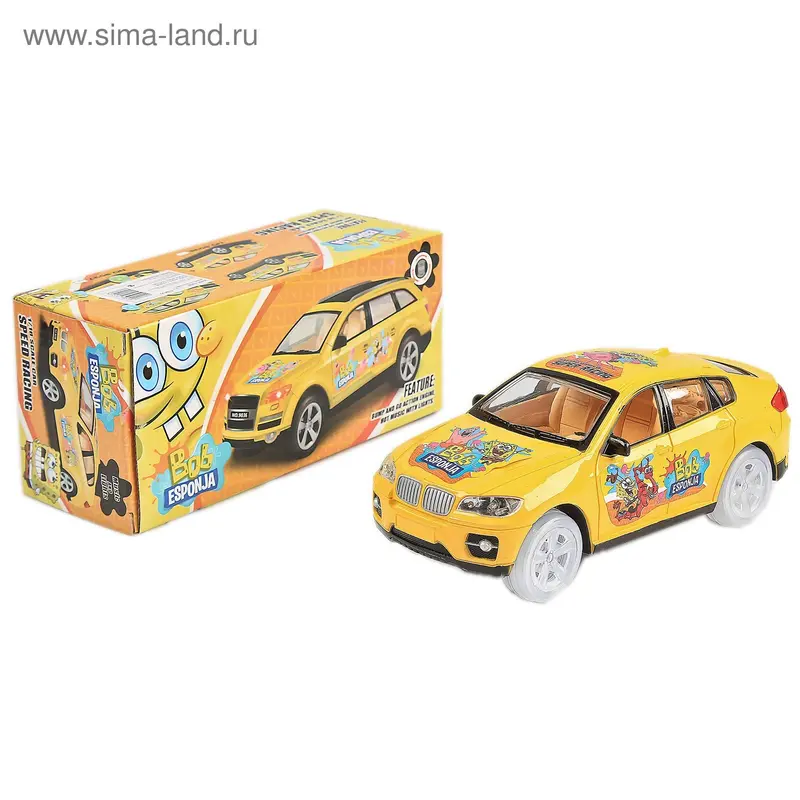 Машина музыкальная, на батарейках