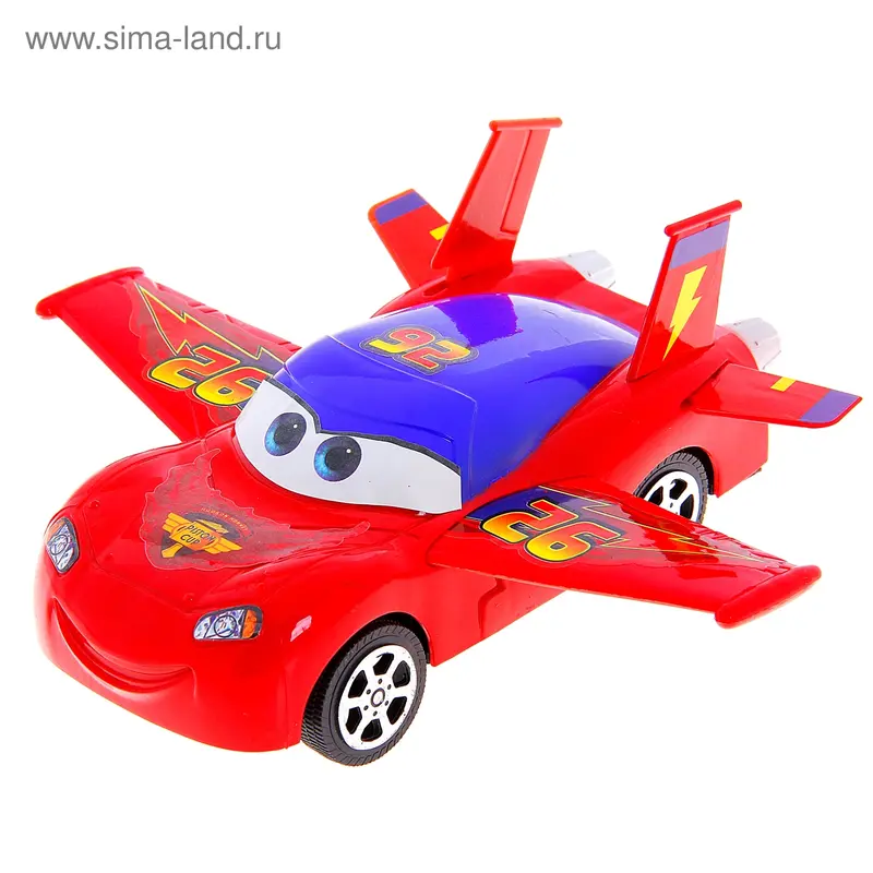 Машина инерционная "Авиатор" с глазками