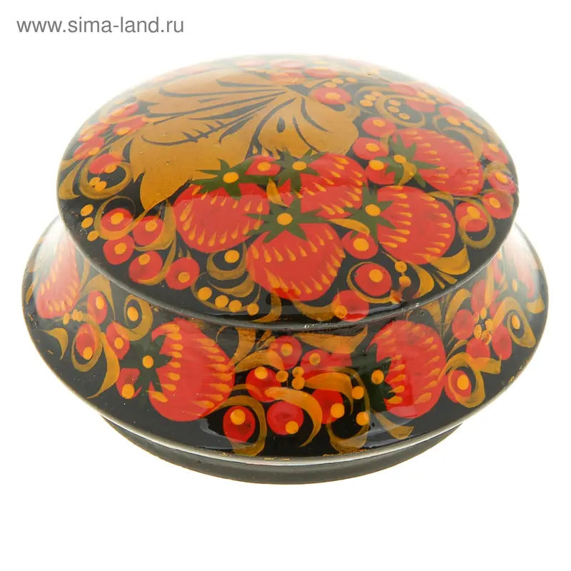 Коробочка, хохлома