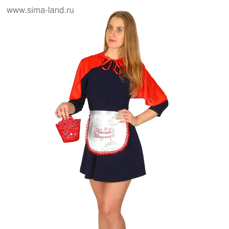 Карнавальный костюм красной шапочки 3 пр. "Красная шапочка"