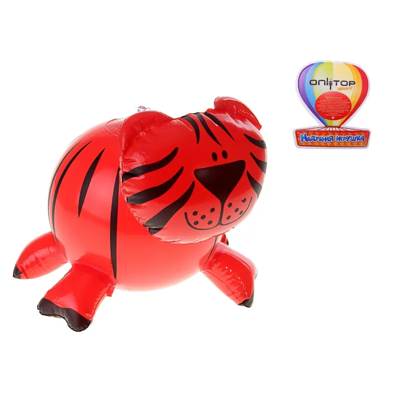 Надувная игрушка со звуком "Тигр", 25 см