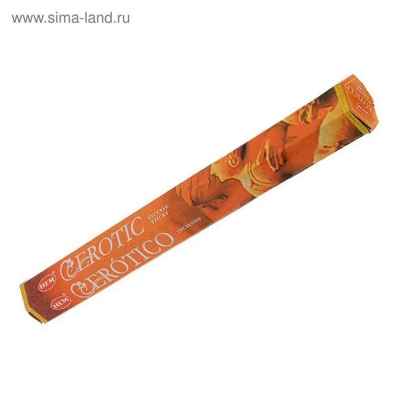 Благовония "HEM Erotic" (Эротика), шестигранник, 20 палочек