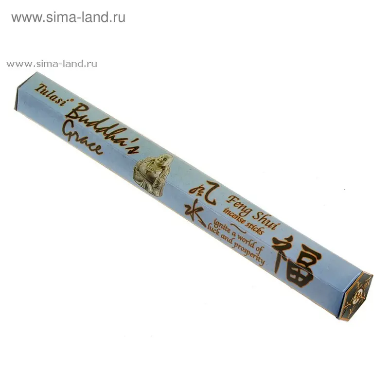 Благовония "Sarathi Buddha Grace" (Добродетель Будды), шестигранник, 20 палочек