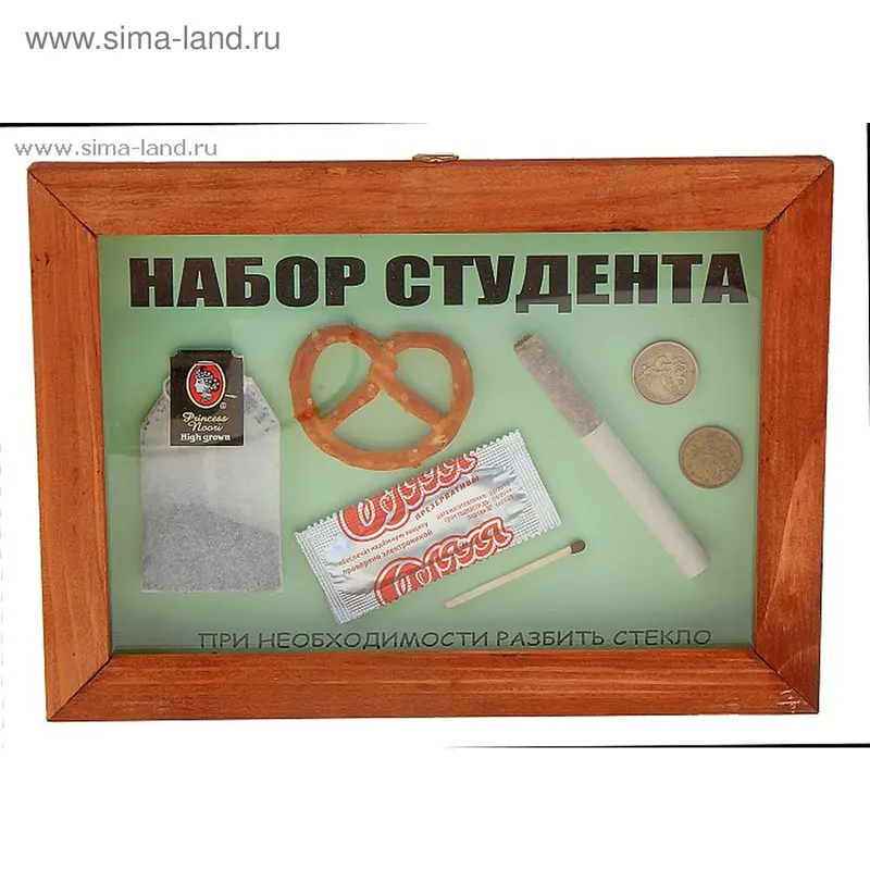 Рамка с приколом "Набор студента2