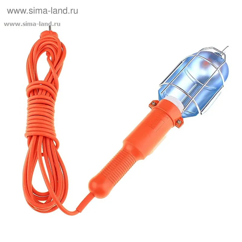 Светильник переносной с выключателем, 7 м, Е27