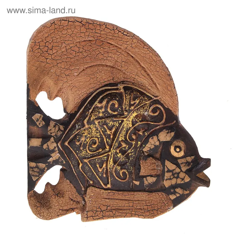 фигурка Коралловая рыбка 15см 12BS 01-00-25E дерево