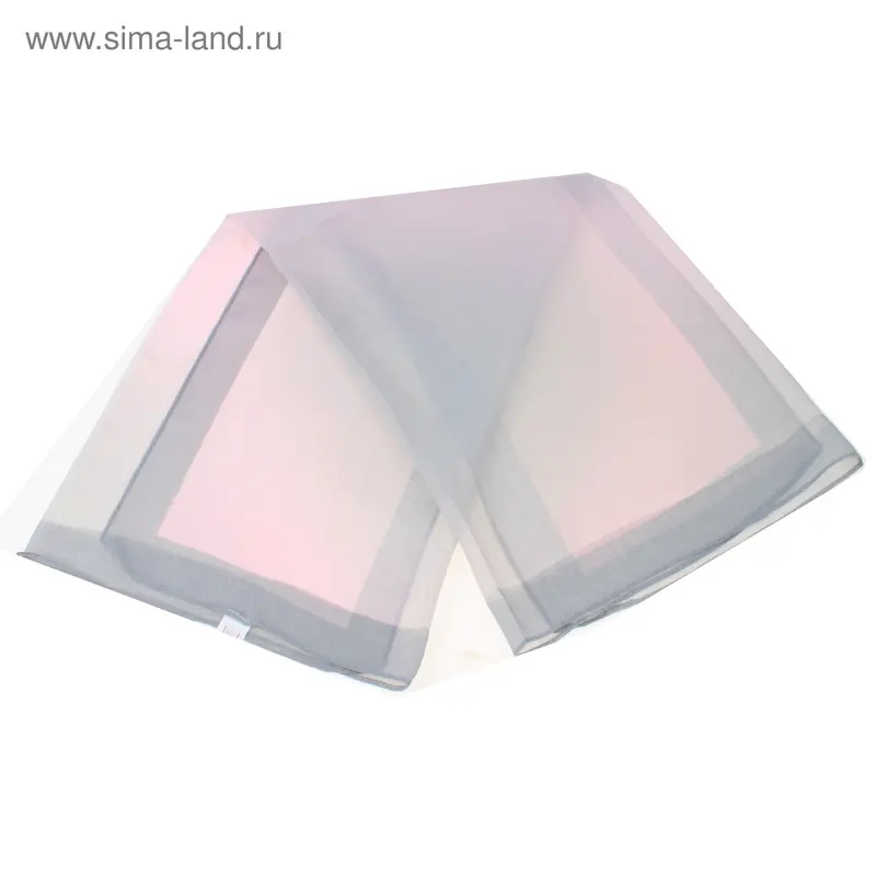 Платок шифоновый PL.M-O/P 68*68 средний однотон и перелив рис 12
